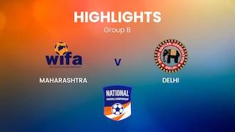 Maharashtra v Delhi | Group B | Santosh Trophy | Highlights