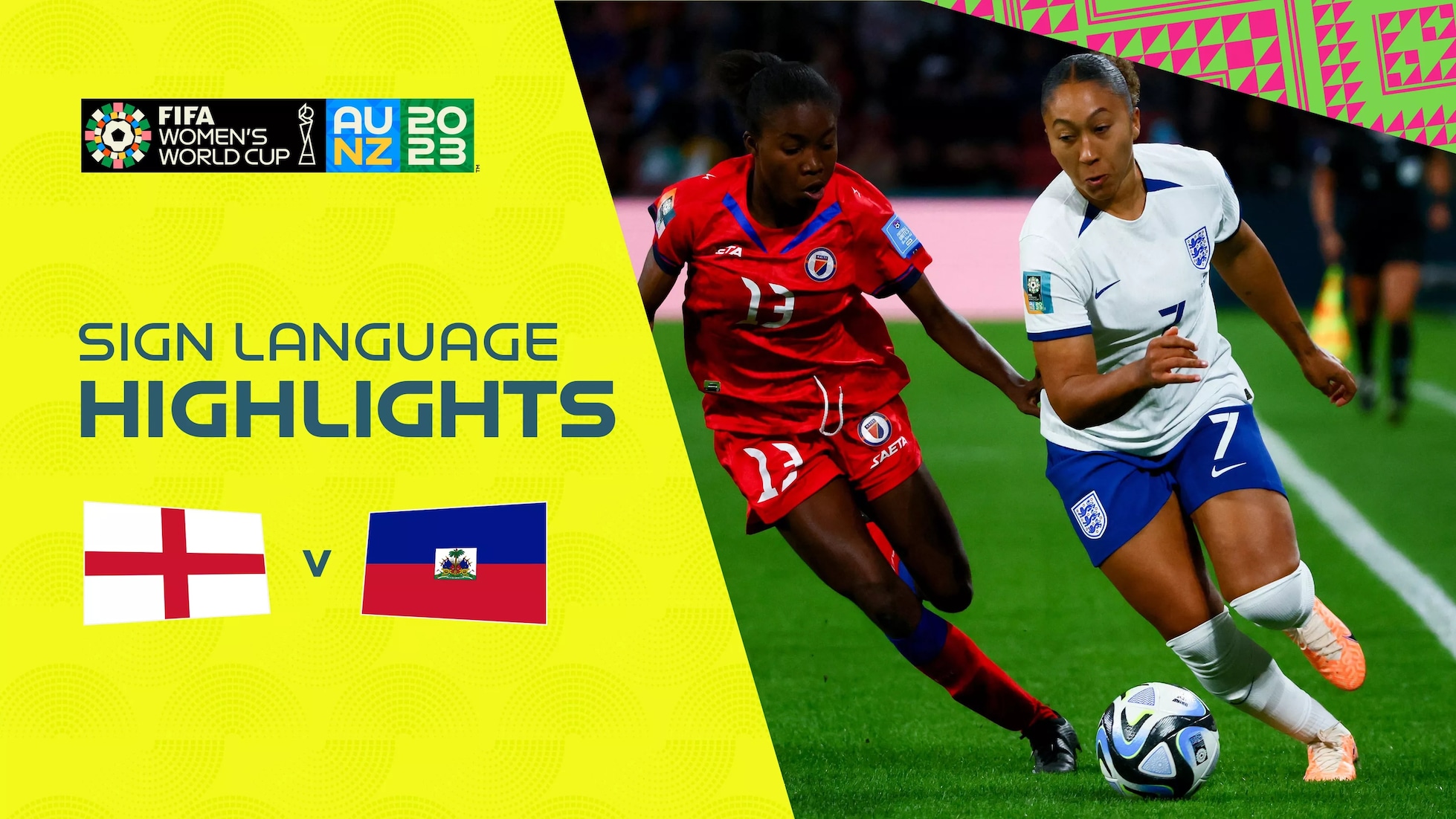 Inglaterra vs Haití | Grupo D | Copa Mundial Femenina de la FIFA Australia & Nueva Zelanda 2023™ | Highlights (Lengua de signos)