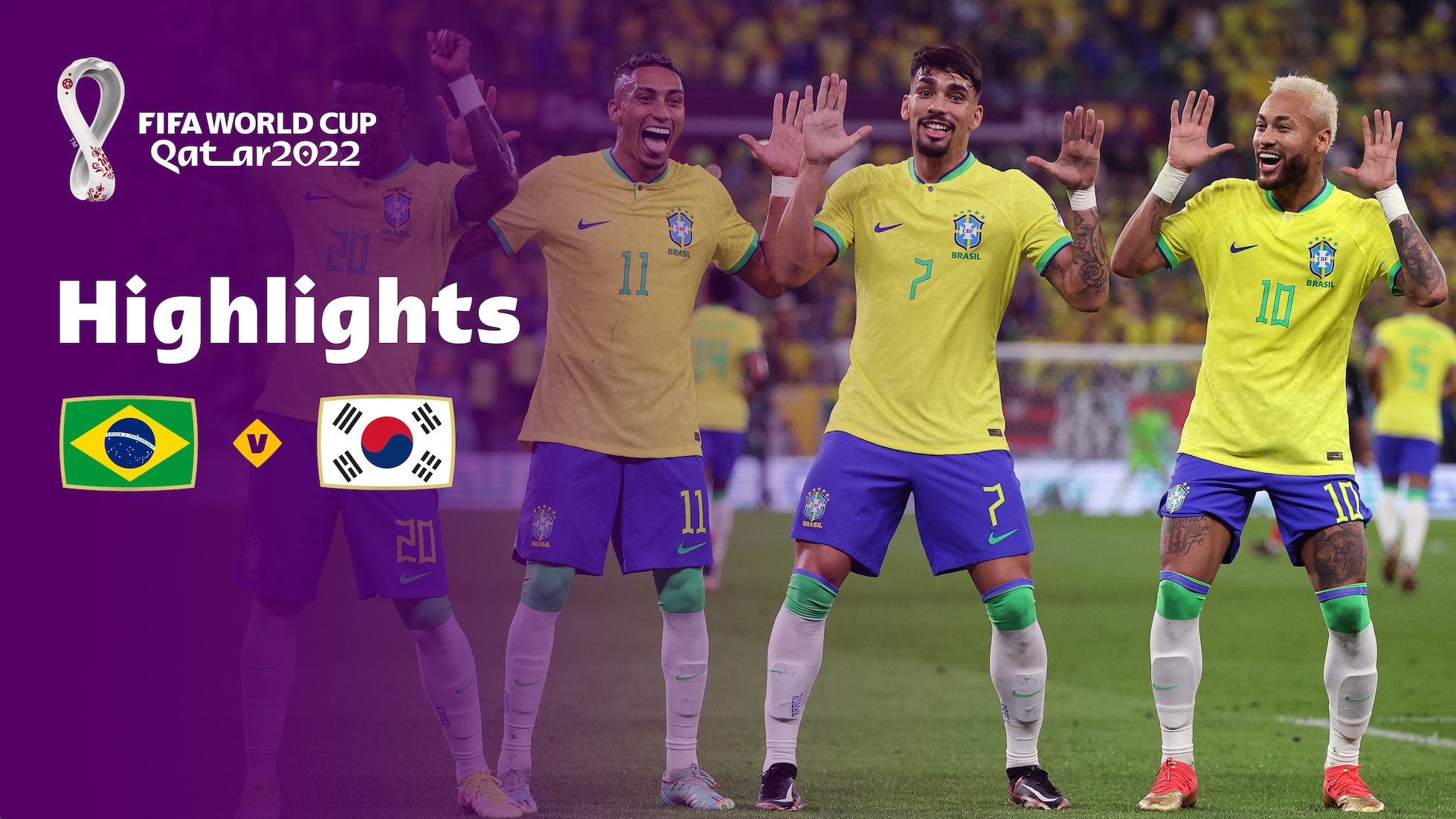 Brasile - Corea del Sud | Ottavi di finale | Coppa del Mondo FIFA Qatar 2022 | Highlights