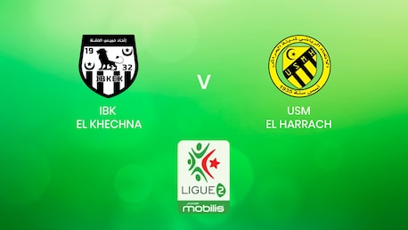 IBK El Khechna v USM El Harrach | Ligue 2 2024/25 | Algeria | Full match replay