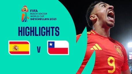 España vs Chile | Grupo C | Copa Mundial de Beach Soccer de la FIFA Seychelles 2025™ | Highlights