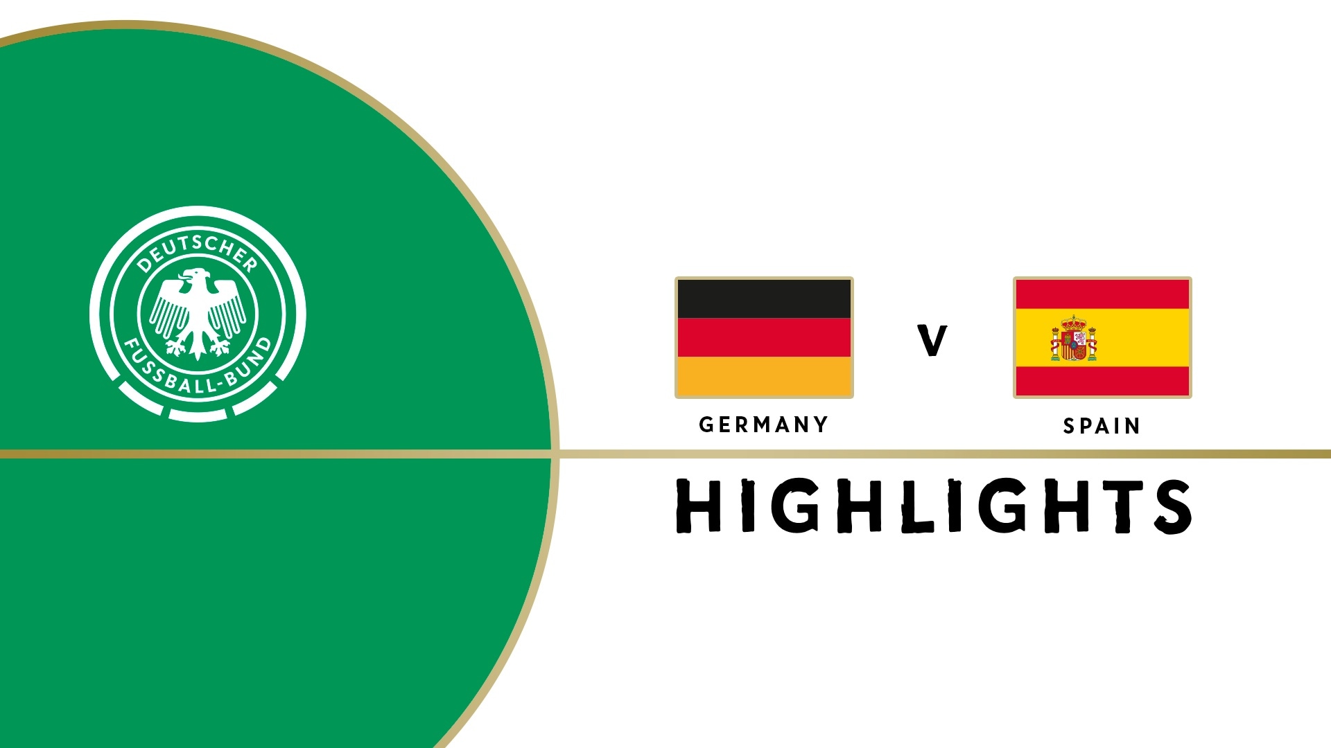 Germany v Spain | U21 National Team Friendlies | Highlights