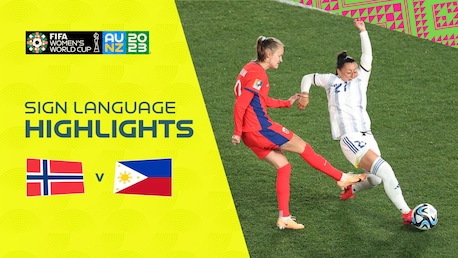 Norway v Philippines | Group A | FIFA Women's World Cup Australia & New Zealand 2023™ | Highlights (Sign Language)