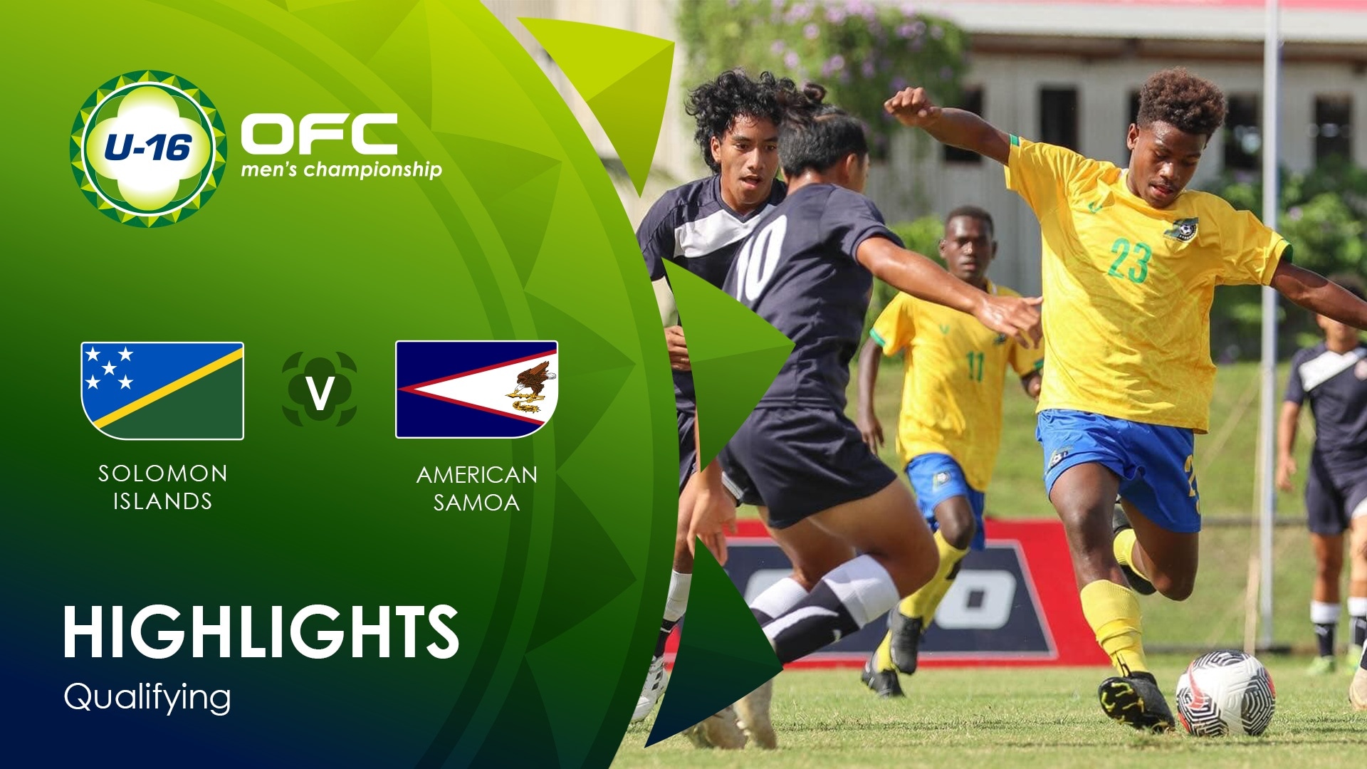 Solomon Islands v American Samoa | OFC U-16 Men's Championship Qualifying | Highlights