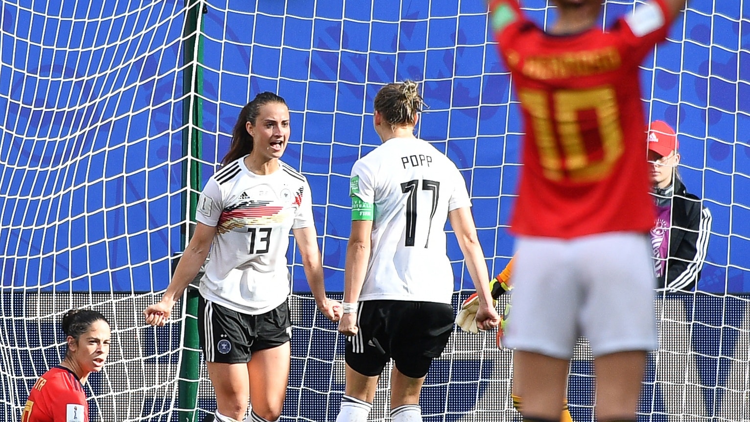 Das Tor von Sara Ilonka Däbritz 41' | Deutschland - Spanien | FIFA Frauen-Weltmeisterschaft Frankreich 2019™