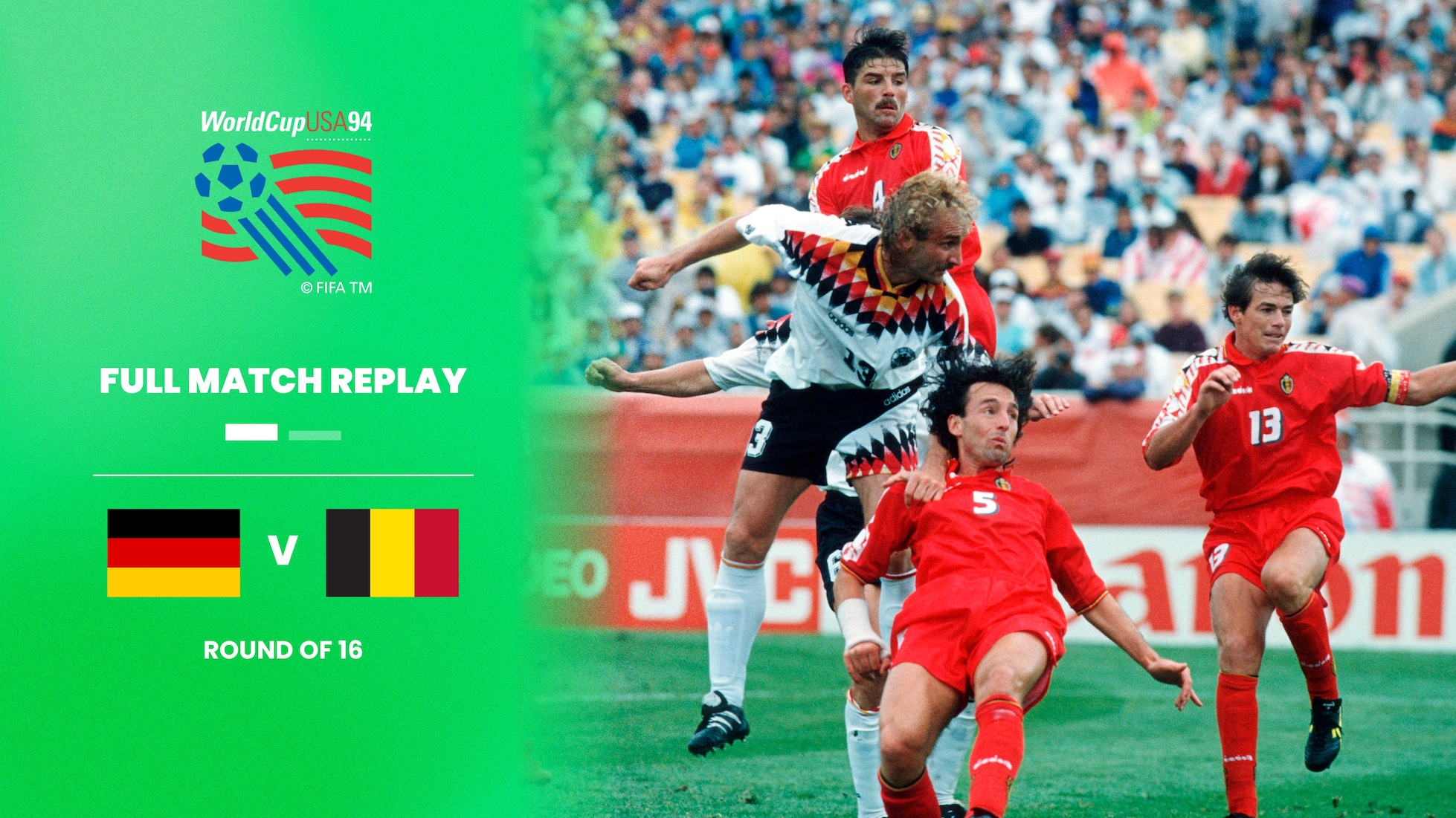 Allemagne - Belgique | Huitièmes de finale | Coupe du Monde de la FIFA, États-Unis 1994™ | Match complet