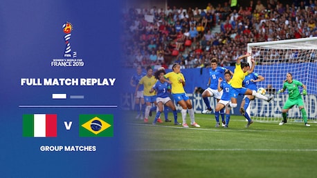 Itália x Brasil | Grupo C | Copa do Mundo Feminina da FIFA França 2019 | Jogo completo