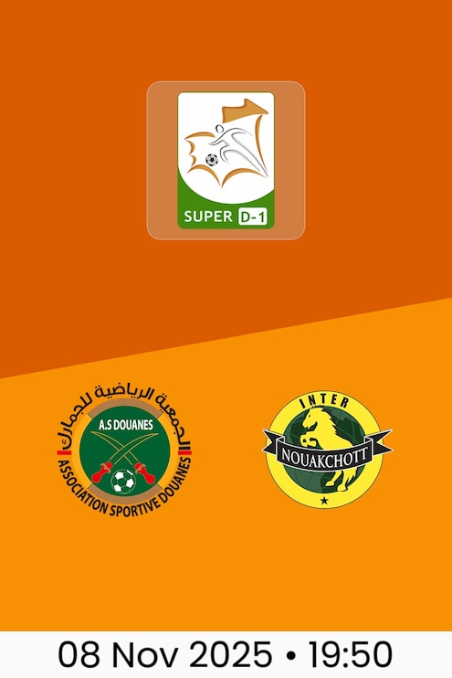 AS Douanes v Inter Nouakchott | Super D-1 2025/26