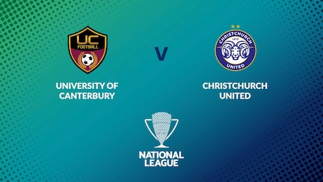  University of Canterbury - Christchurch United | Runde 12 | Southern League | Men's National League Regional Phase | Spiel in voller Länge