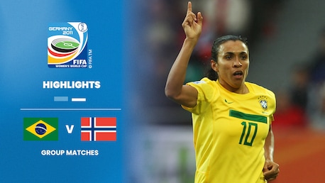 Brasil vs Noruega | Grupo D | Copa Mundial Femenina de la FIFA Alemania 2011™ | Highlights
