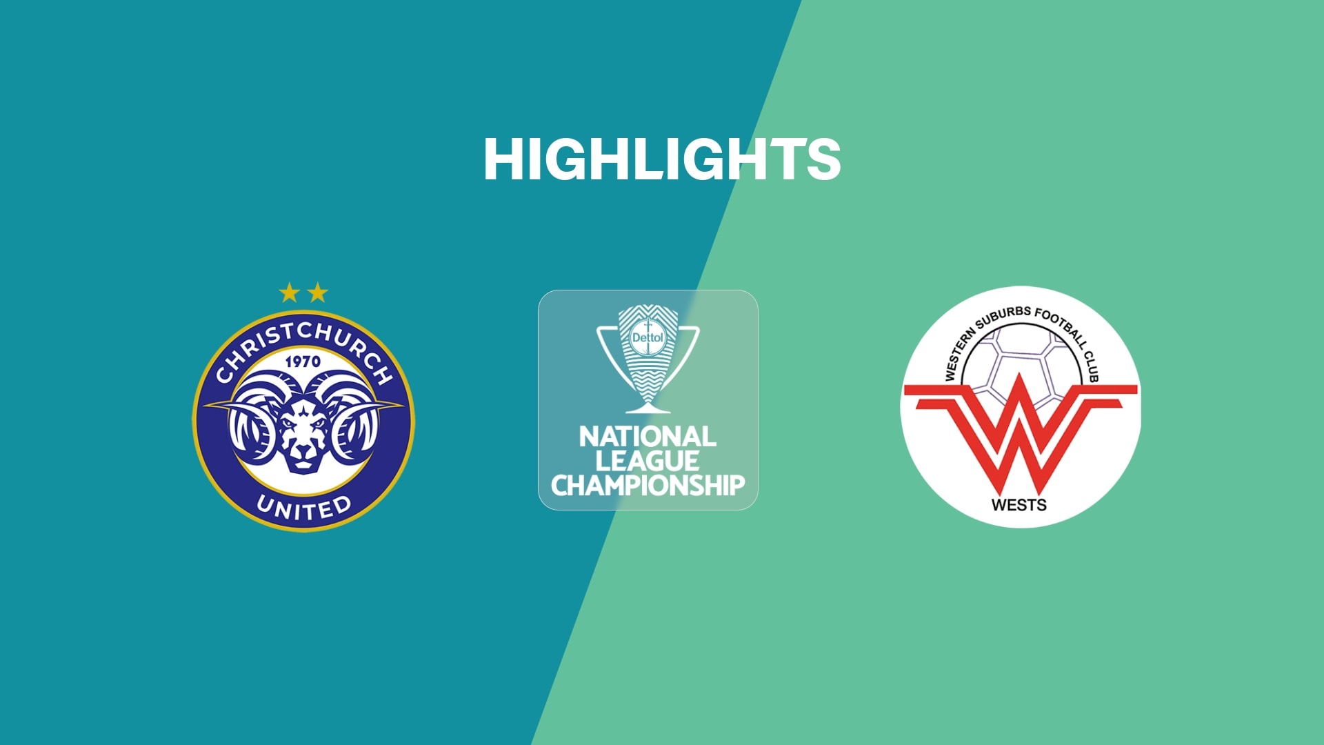 Christchurch United - Western Suburbs | Nationale Liga Meisterschaft 2025 | Highlights