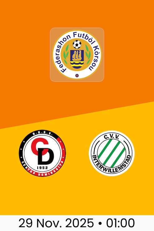 R.K.S.V. Centro Dominguito - Inter Willemstad | Curaçao Promé Divishon