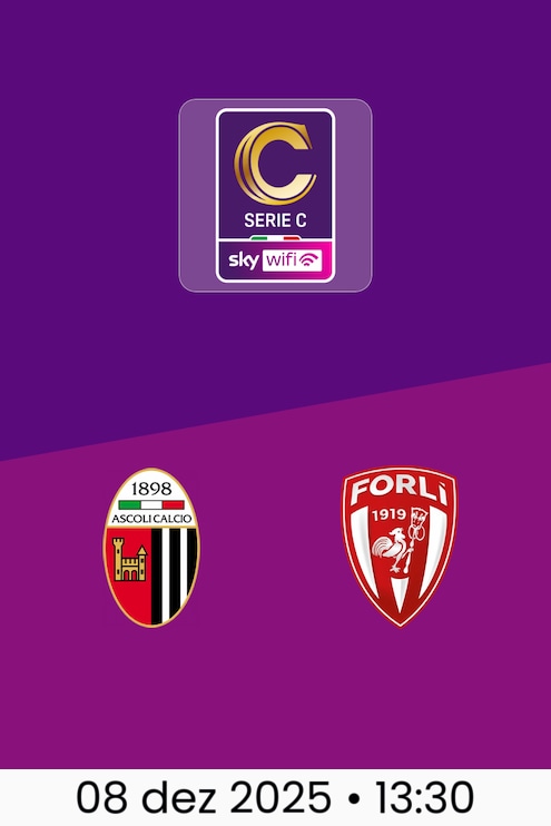 Ascoli x Forlì FC | Grupo B | Serie C 2025/26