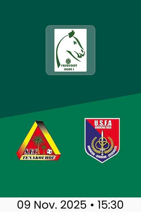 Sporting Cascades - USFA | Burkina Faso Ligue 1 2025-26