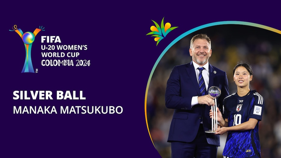 Manaka Matsukubo | Bola de Prata | Copa do Mundo Feminina Sub-20 da FIFA Colômbia 2024™