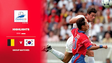 Bélgica x República da Coreia | Grupo E | Copa do Mundo da FIFA França 1998™ | Melhores momentos
