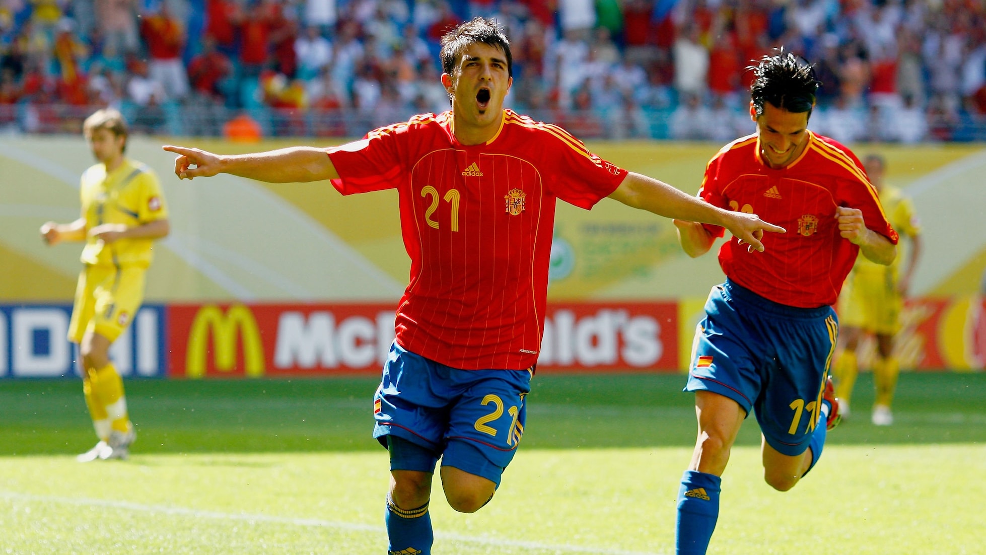 David Villa Goal 48' | Spain vs Ukraine | 2006 FIFA World Cup Germany™
