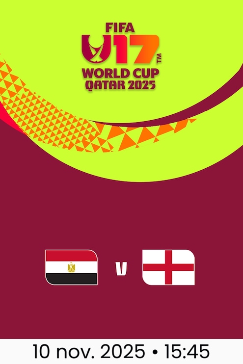 Égypte - Angleterre | Coupe du Monde U-17 de la FIFA, Qatar 2025™