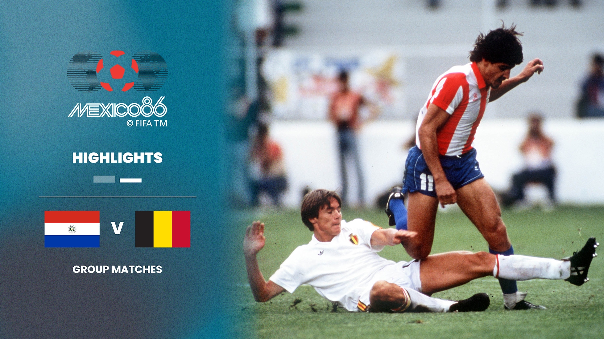 Paraguay vs Bélgica | Grupo B | Copa Mundial de la FIFA México 1986™ | Highlights