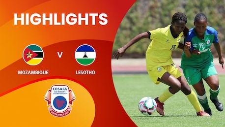 Mozambique v Lesotho | COSAFA U-20 Women's Championship 2024 | Highlights