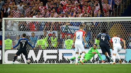 Gol de Antoine Griezmann 38' | Francia vs Croacia | Copa Mundial de la FIFA Rusia 2018™