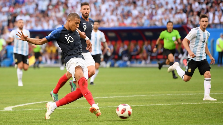 Kylian Mbappe Goal 64' | France v Argentina | 2018 FIFA World Cup Russia™