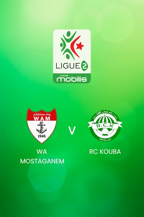 WA Mostaganem - RC Kouba | Ligue 2 2024/25 | Algerie | Match complet