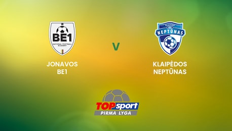 Jonavos Be1 v Klaipėdos Neptūnas | TOPsport Pirma lyga | Full Match Replay