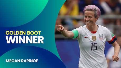 Megan Rapinoe | Goldener Schuh | FIFA Frauen-Weltmeisterschaft Frankreich 2019™