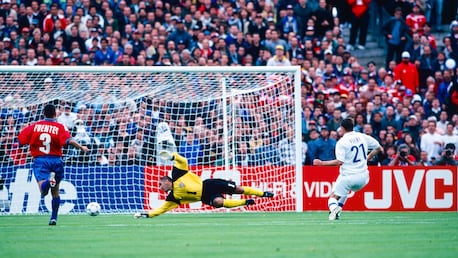 Christian Vieri Goal 11' | Italy vs Chile | 1998 FIFA World Cup France™