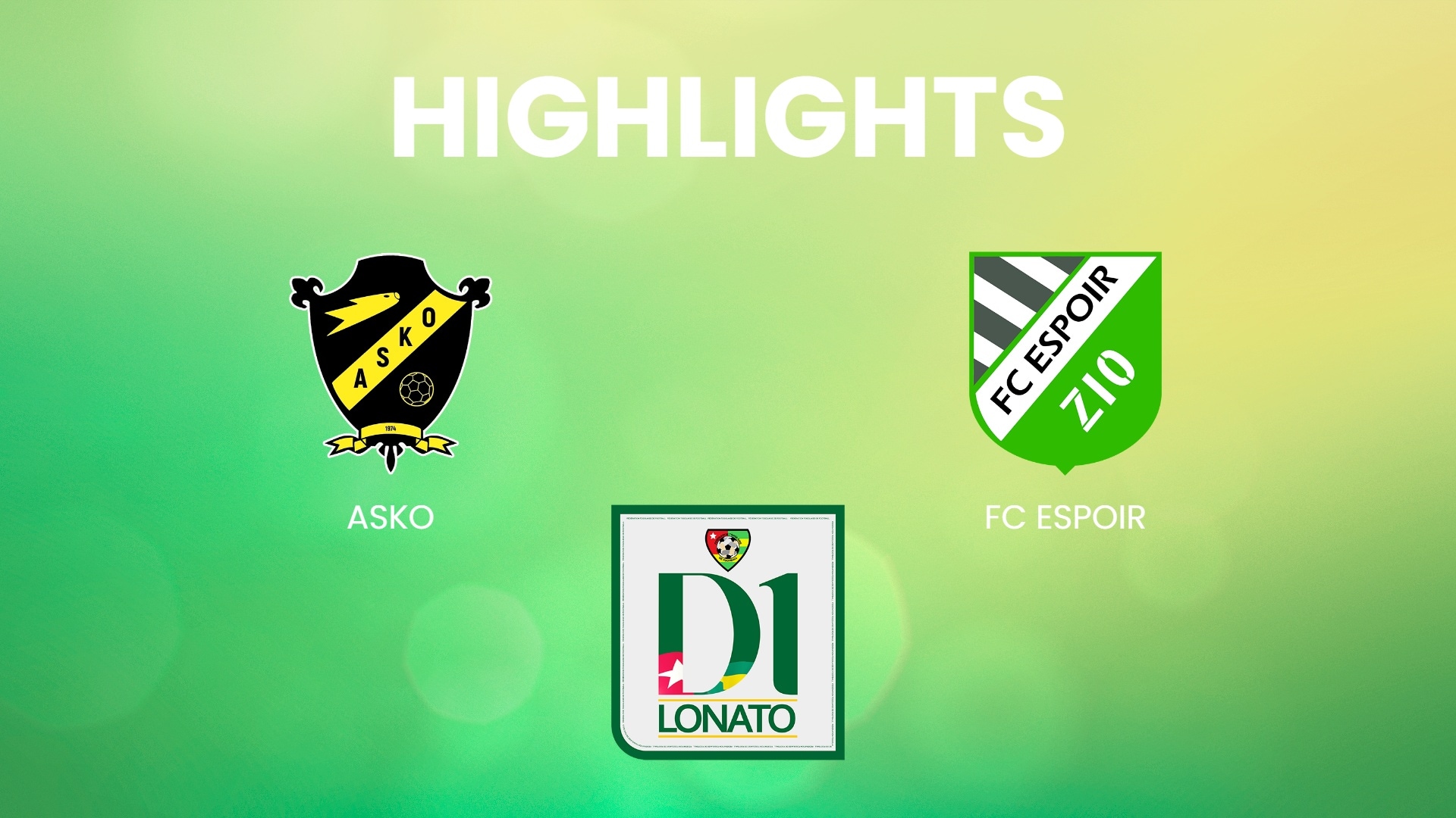 ASKO - FC Espoir | Championnat de Première Division D1 2024/25 | Highlights