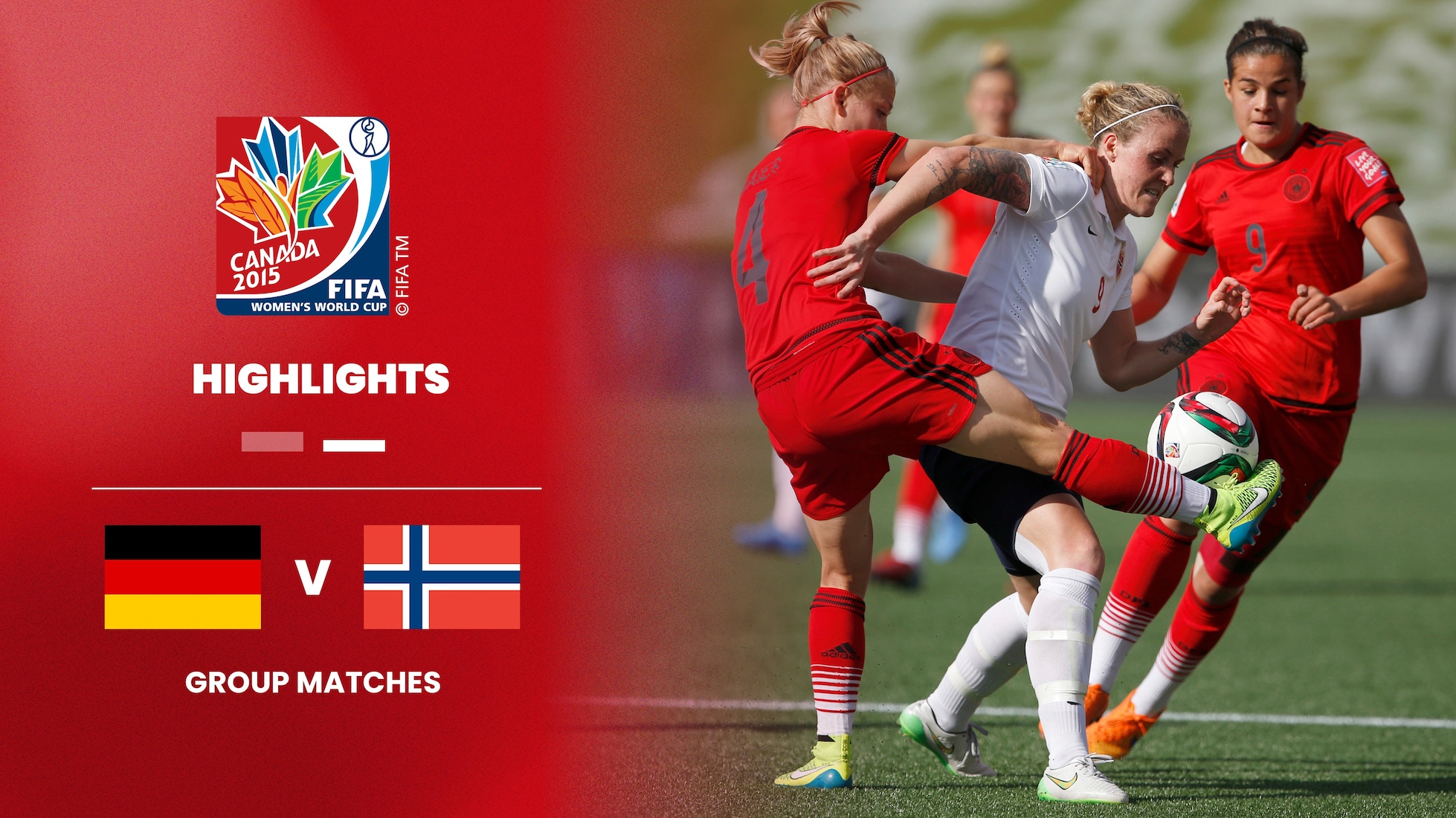 Germany v Norway | Group B | FIFA Women's World Cup Canada 2015™ | Highlights