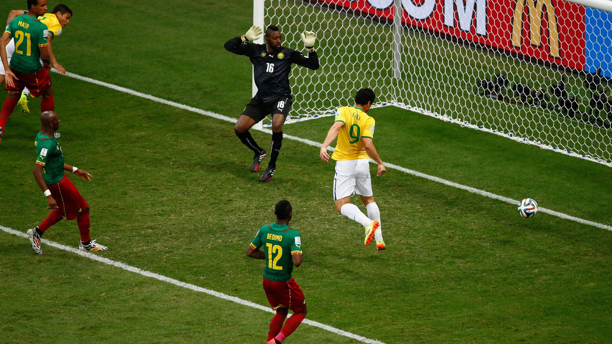 Fred Goal 48' | Cameroon v Brazil | 2014 FIFA World Cup Brazil™