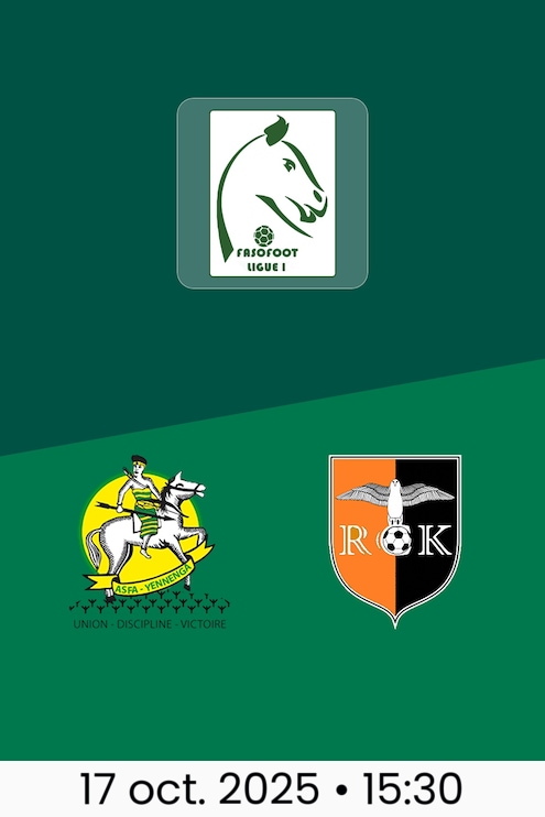 ASFAY - RCK | Burkina Faso Ligue 1 2025-26