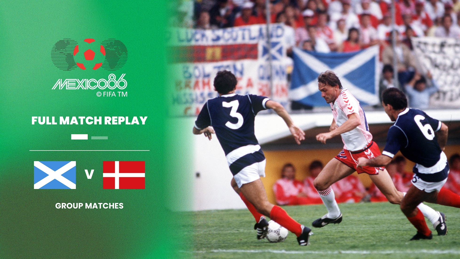 Scotland v Denmark | Group E | 1986 FIFA World Cup Mexico™ | Full Match Replay