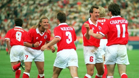 Stéphane Chapuisat Goal 52' | Romania vs Switzerland | 1994 FIFA World Cup USA™