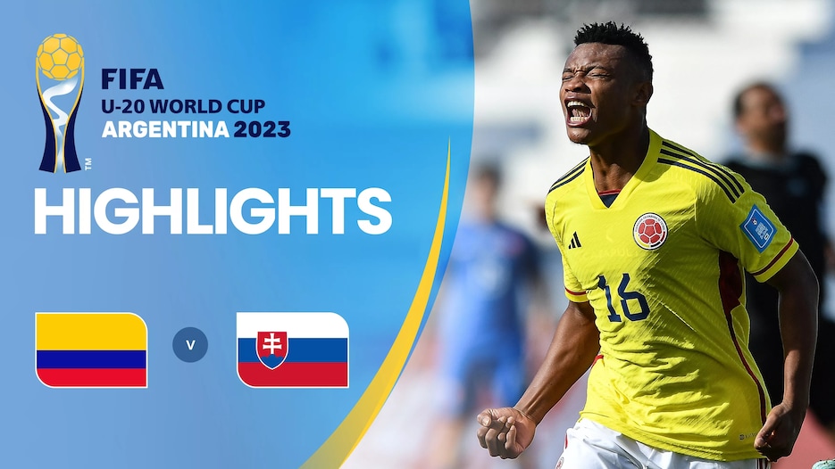 Colômbia x Eslováquia | Oitavas de final | Copa do Mundo Sub-20 da FIFA de 2023 | Melhores momentos