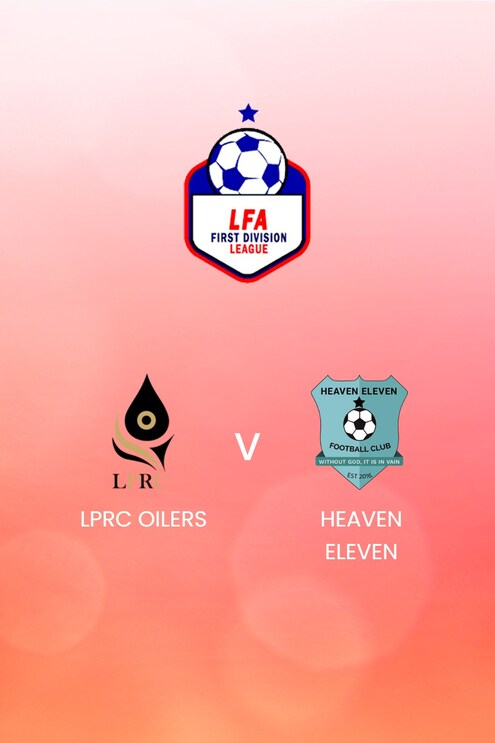 LPRC Oilers x Heaven Eleven | LFA First Division League 2024/25 | Jogo Completo
