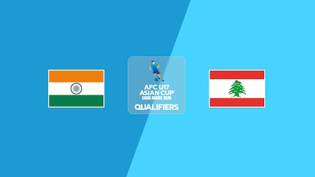 India v Lebanon | Group D | AFC U17 Asian Cup 2026 Qualifiers