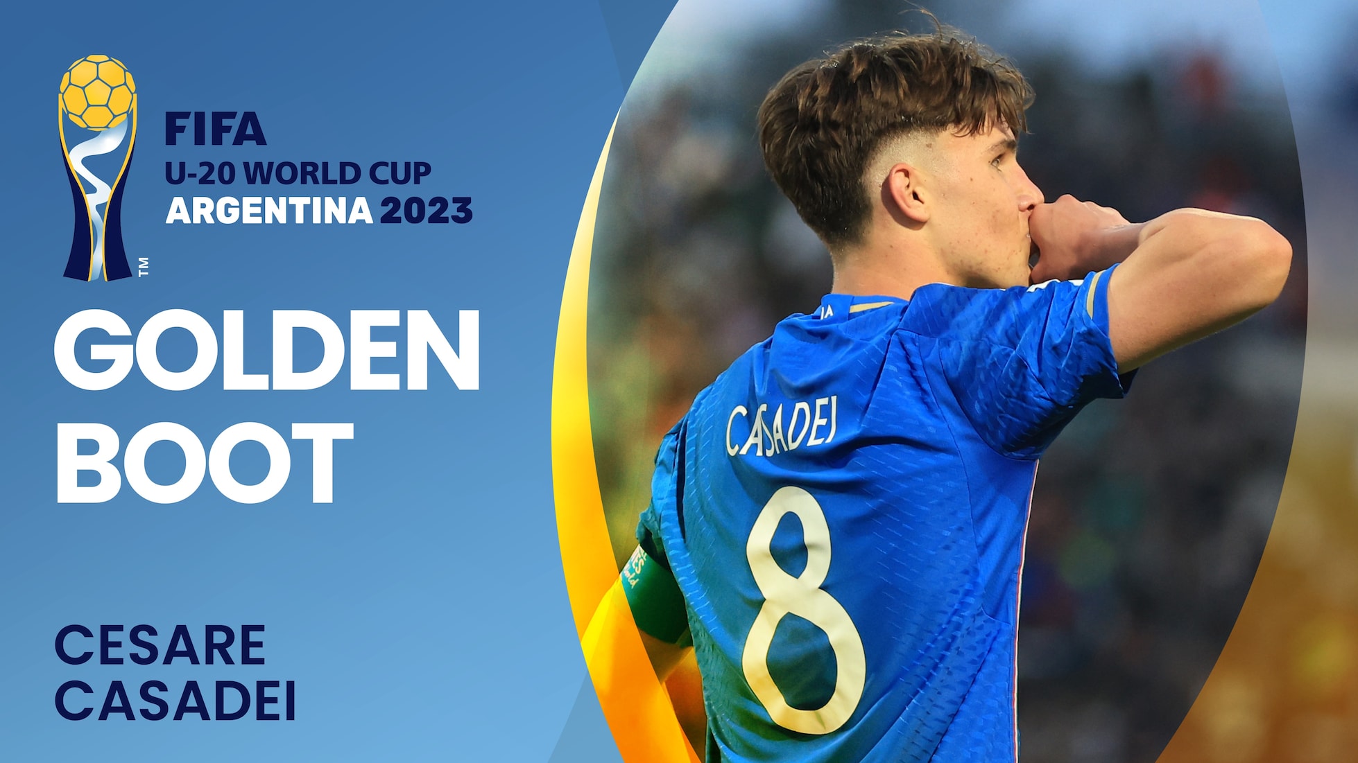 Cesare Casadei | Goldener Schuh | FIFA U-20-Weltmeisterschaft Argentinien 2023™