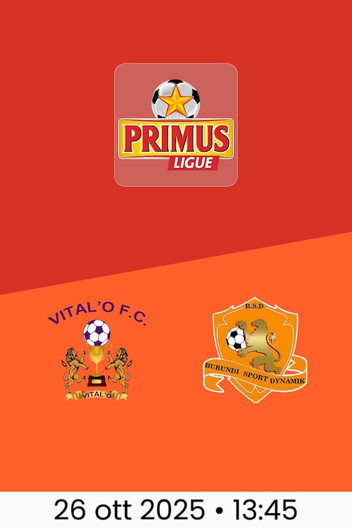 Vital'O FC - BS Dynamik | Primus Ligue Burundi 2025/26