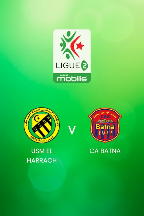 USM El Harrach - CA Batna | Ligue 2 2024/25 | Algeria | Match Completo