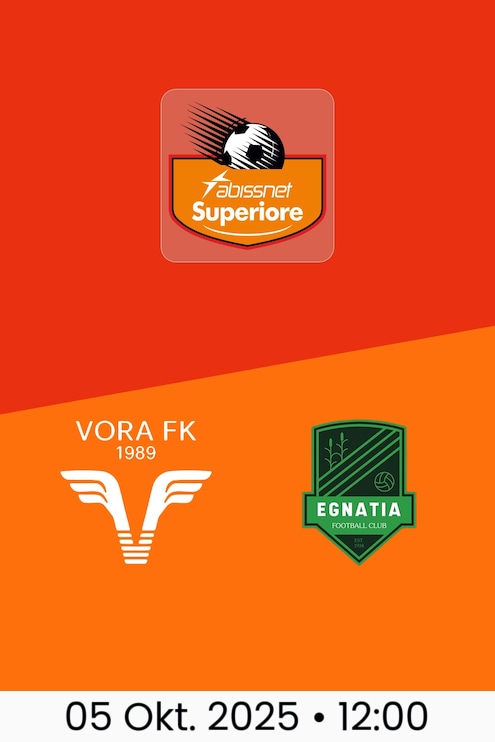 Vora - Egnatia Rrogozhinë | Kategoria Superiore 2025/26