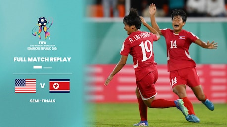 USA - Korea DVR | Halbfinale | FIFA U-17-Frauen-Weltmeisterschaft Dominikanische Republik 2024™ | Spiel in voller Länge