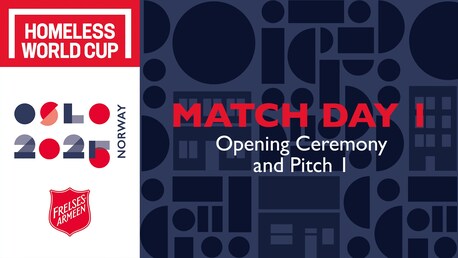 Homeless World Cup Día 1 | Ceremonia de Apertura y Campo 1 | Repetición