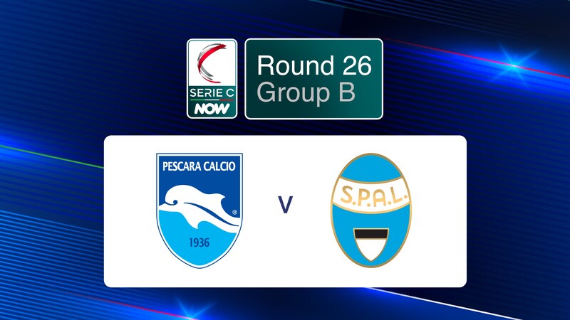 Pescara v Spal, Serie C NOW, Full Match Replay