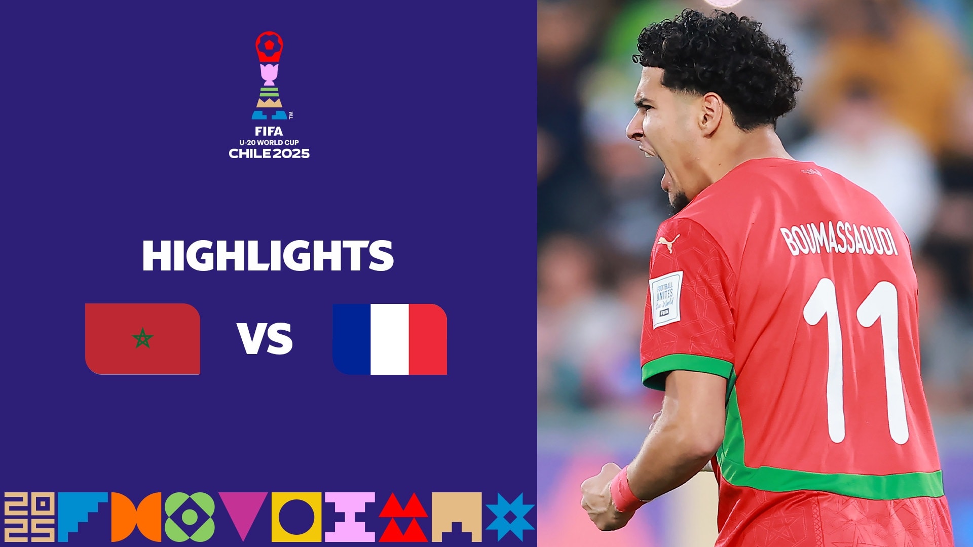 Marruecos vs Francia | Semifinales | Copa Mundial Sub-20 de la FIFA Chile 2025™ | Highlights
