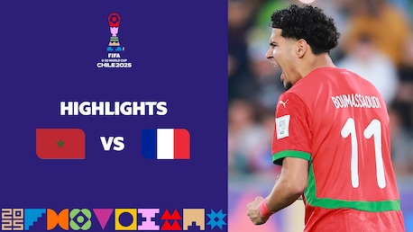 Morocco v France | Semi-finals | FIFA U-20 World Cup Chile 2025™ | Highlights