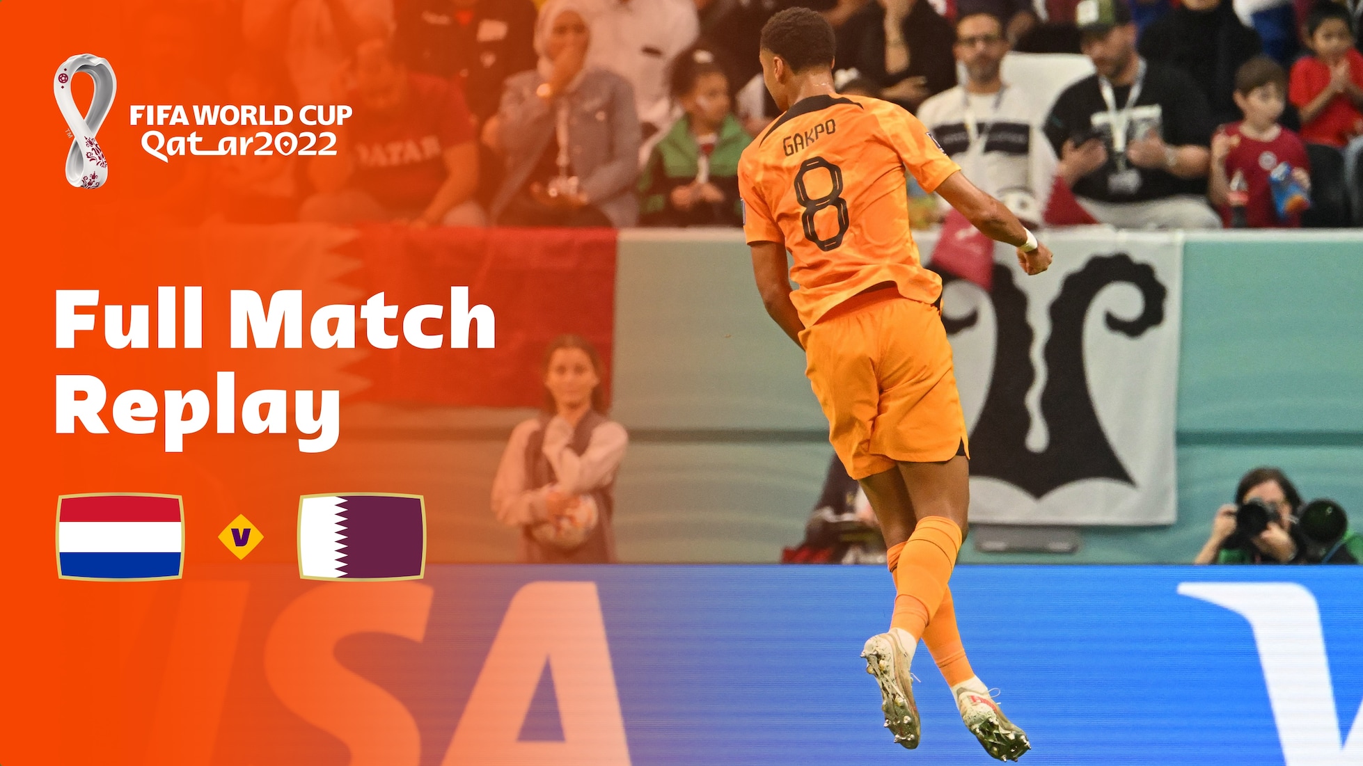 Holanda x Qatar | Grupo A | Copa do Mundo FIFA de 2022, no Qatar | Jogo completo