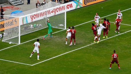 Gol de Mats Hummels 31' | Alemania vs Portugal | Copa Mundial de la FIFA Brasil 2014™